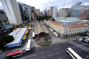 Terminal Parobé, ao lado do Mercado Público, é um dos locais que concentram mais assaltos, segundo a Brigada Militar Foto: Ronaldo Bernardi / Agencia RBS