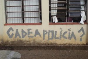 O vandalismo foi flagrado por câmeras de monitoramento da escola no dia 7 de julho Foto: Polícia Civil / Divulgação