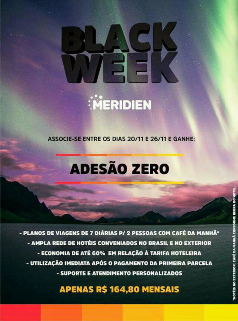 Meridien oferece plano com adesão zero na black week