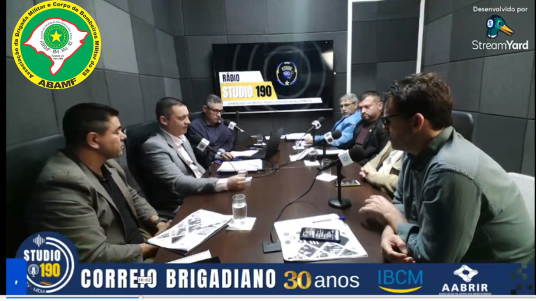 ABAMF E FORUM DAS ENTIDADES REPRESENTATIVAS DA BM E CBM EXPLANAM SOBRE IMPLEMENTAÇÃO DA LON 14.751/23 NA RÁDIO STUDIO 190